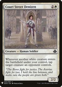 Court Street Denizen — The List Reprints