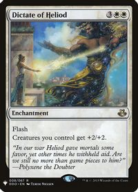 Dictate of Heliod — The List Reprints