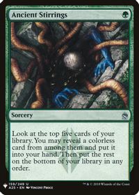 Ancient Stirrings — The List Reprints
