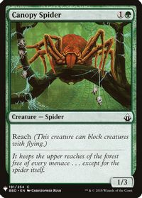 Canopy Spider — The List Reprints