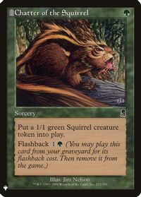 Chatter of the Squirrel — The List Reprints