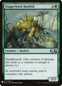 Daggerback Basilisk — The List Reprints
