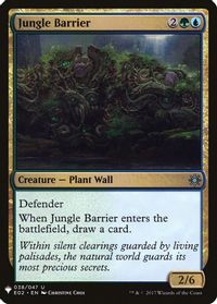 Jungle Barrier — The List Reprints
