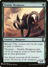 Nimble Mongoose — The List Reprints