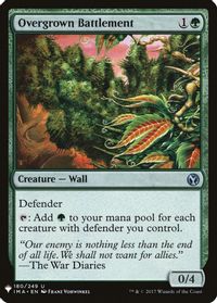 Overgrown Battlement — The List Reprints