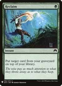 Reclaim — The List Reprints