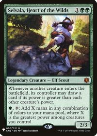 Selvala, Heart of the Wilds — The List Reprints