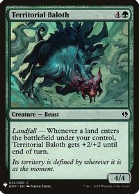 Territorial Baloth — The List Reprints
