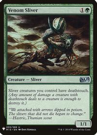 Venom Sliver — The List Reprints