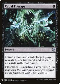 Cabal Therapy — The List Reprints