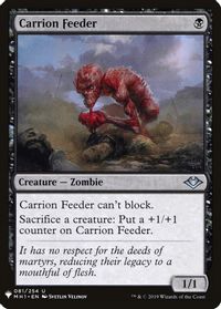 Carrion Feeder — The List Reprints