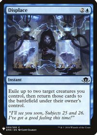Displace — The List Reprints