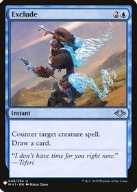 Exclude — The List Reprints