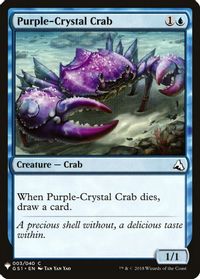 Purple-Crystal Crab — The List Reprints