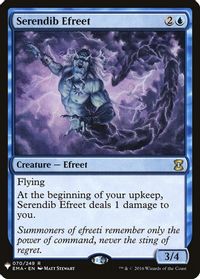 Serendib Efreet — The List Reprints