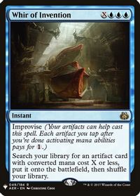 Whir of Invention — The List Reprints