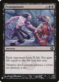 Exsanguinate — The List Reprints