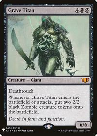 Grave Titan — The List Reprints