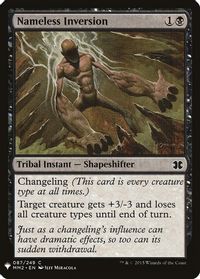 Nameless Inversion — The List Reprints