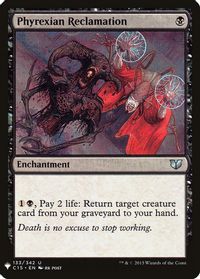 Phyrexian Reclamation — The List Reprints