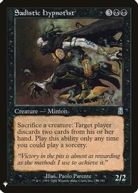 Sadistic Hypnotist — The List Reprints