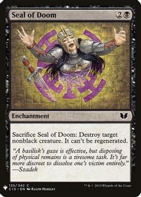Seal of Doom — The List Reprints