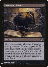 Shrouded Lore — The List Reprints