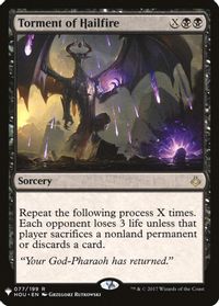 Torment of Hailfire — The List Reprints