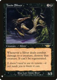 Toxin Sliver — The List Reprints