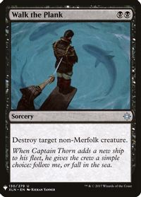 Walk the Plank — The List Reprints