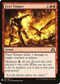 Fiery Temper — The List Reprints