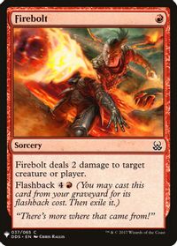 Firebolt — The List Reprints