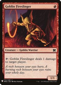 Goblin Fireslinger — The List Reprints