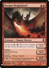 Kargan Dragonlord — The List Reprints
