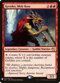 Krenko, Mob Boss — The List Reprints