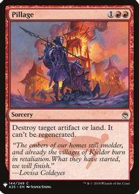 Pillage — The List Reprints