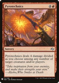 Pyrotechnics — The List Reprints