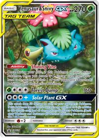Venusaur & Snivy GX - SM229 — SM Promos