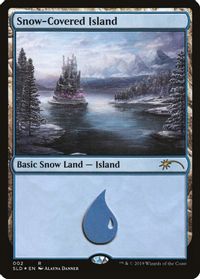 Snow-Covered Island (2) — Secret Lair Drop Series