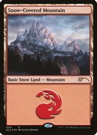 Snow-Covered Mountain (4) — Secret Lair Drop Series
