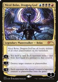 Nicol Bolas, Dragon-God (Stained Glass) — Secret Lair Drop Series