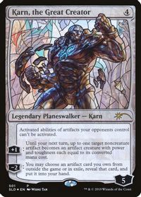 Karn, the Great Creator (Stained Glass) — Secret Lair Drop Series