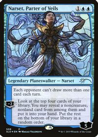 Narset, Parter of Veils (Stained Glass) — Secret Lair Drop Series