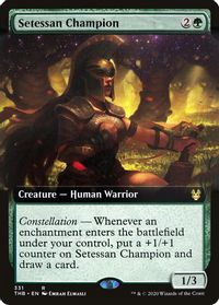Setessan Champion (Extended Art) — Theros Beyond Death