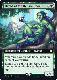 Dryad of the Ilysian Grove (Extended Art) — Theros Beyond Death
