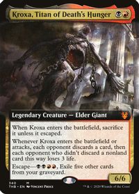 Kroxa, Titan of Death's Hunger (Extended Art) — Theros Beyond Death