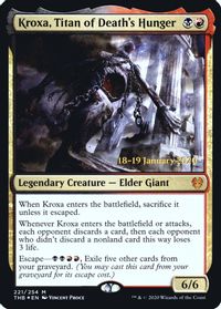 Kroxa, Titan of Death's Hunger — Prerelease Cards