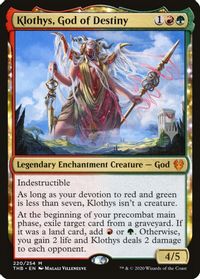 Klothys, God of Destiny — Promo Pack: Theros Beyond Death