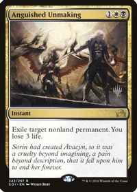 Anguished Unmaking — Promo Pack: Theros Beyond Death