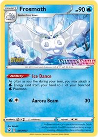 Frosmoth - SWSH007 (Prerelease) [Staff] — SWSH: Sword & Shield Promo Cards